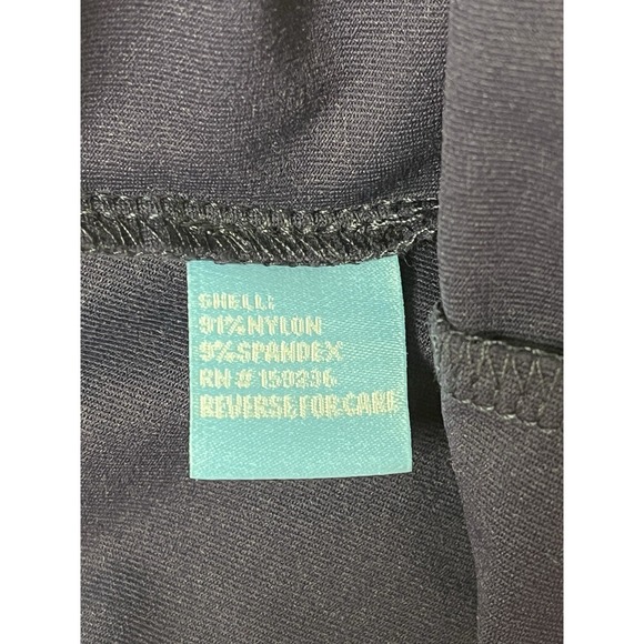 J McLaughlin Carmine Dress Large Catalina Cloth Navy Nautical Split Neck Resort - Picture 8 of 9